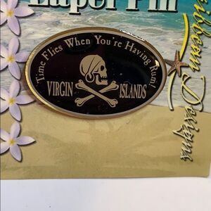 US Virgin Islands Pirate 🏴‍☠️ Pin